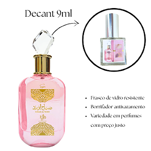 2021 - Decant 9ml Sabah Al Ward Sugar - Al Wataniah - Perfume Feminino - Eau de Parfum