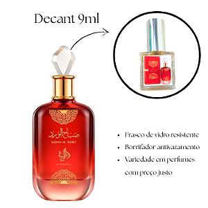 2022 - Decant 9ml Sabah Al Ward Valentine - Al Wataniah - Perfume Feminino - Eau de Parfum