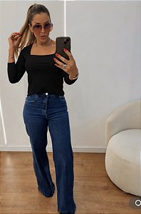 BLUSA POLIAMIDA DECOTE QUADRADO