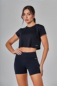Blusa Manga Curta Dry Fit Movement Preto