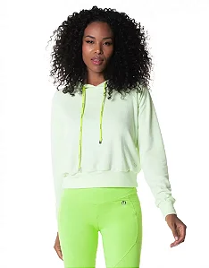 Blusa Manga Longa Yoga Amarelo Neon