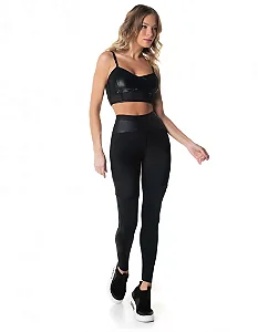Legging Fuso Cyber Cirre Preto