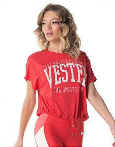 Blusa Manga Curta Dry Fit Glimmer Tomate Vermelho