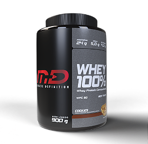 100% WHEY MD - 1,98 LBS - (900G) - COOKIES