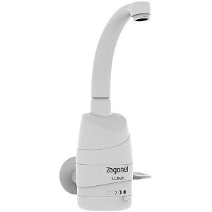 Torneira Elétrica Luna 4 Temperaturas 5500W Branca Zagonel