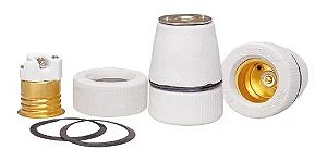 Bocal/Soquete E27 de Porcelana 4A 250V