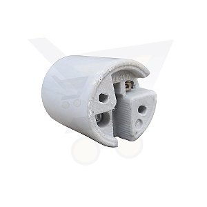 Bocal/Soquete E27 Reforçado de Porcelana 4A 250V