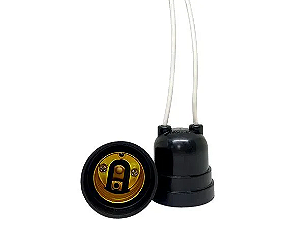 Bocal/Soquete E27 com Pendente Rabicho em Termoplástico 4A 250V