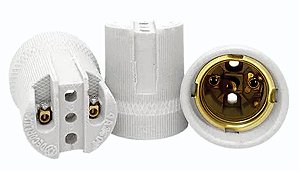 Bocal/Soquete E27 Porcelana Especial 4A 250V