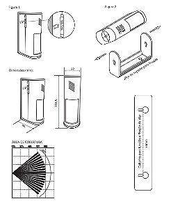 Anunciador de Presença 5m 4,5V Branco Decorlux