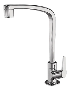 Torneira para Cozinha de Mesa Flatt Cromada Lorenzetti 1167 F71