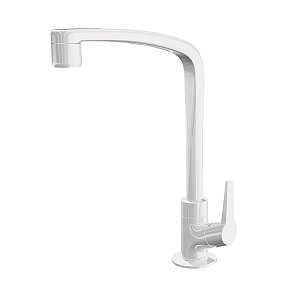 Torneira para Cozinha de Mesa Flatt Branca Lorenzetti 1167 F71