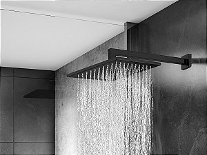 Ducha Loren Quadrada Black Lorenzetti