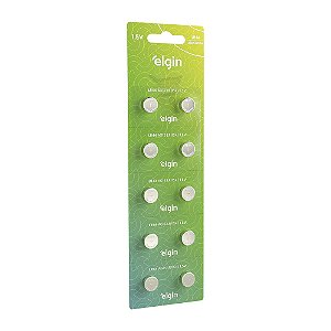 Bateria Alcalina Energy LR44/AG13 Cartela com 10 Elgin
