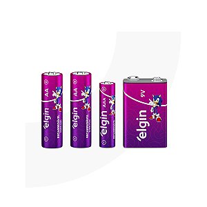 Pilha Recarregável AAA 900mAh Cartela com 4 Elgin