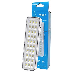 Luminária de Emergência 30 Leds 6500K Bivolt Elgin
