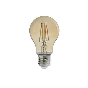 Lâmpada Filamento Led Retrô Pera A60 E27 Dimerizável 4W 220V