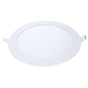 Painel Led Embutir Redondo Branco Frio 6500K 18W Bivolt