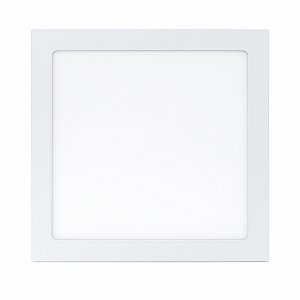 Painel Led Embutir Quadrado Branco Quente 3000K 18W Bivolt