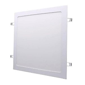 Painel Led Embutir Quadrado Branco Quente 3000K 24W Bivolt