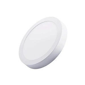 Painel Led Sobrepor Redondo Branco Neutro 4000K 18W Bivolt