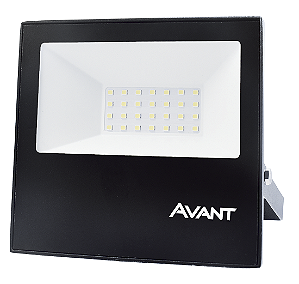 Refletor Led Slim Branco Frio 6500K 30W Bivolt