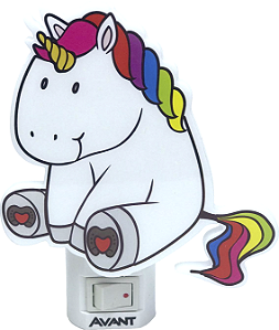 Luz Noturna Led Unicórnio 3000K 1W Bivolt