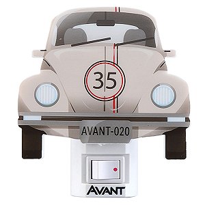 Luz Noturna LED de Tomada 3000K 1W Bivolt Avant Fusca Kids