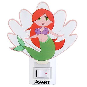 Luz Noturna Led Sereia 3000K 1W Bivolt