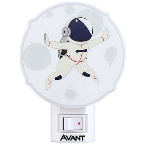 Luz Noturna LED de Tomada 3000K 1W Bivolt Avant Astronauta