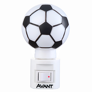 Luz Noturna Led Bola 3000K 1W Bivolt