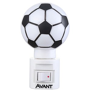 Luz Noturna LED de Tomada 3000K 1W Bivolt Avant Bola Futebol
