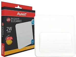 Balizador Led Elegance Branco Quente 3000K 2W IP65 Bivolt