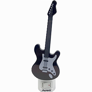 Luz Noturna Led Guitarra 3000K 1W Bivolt