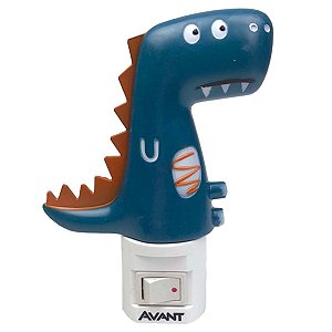 Luz Noturna LED de Tomada 3000K 1W Bivolt Avant Dinossauro