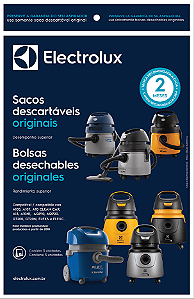 Kit 3 Sacos para Aspirador de Pó Electrolux (CSE10)