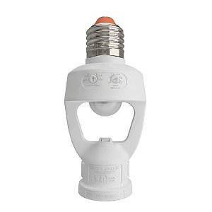 Sensor de Presença Soquete E27 Microcontrolado Bivolt