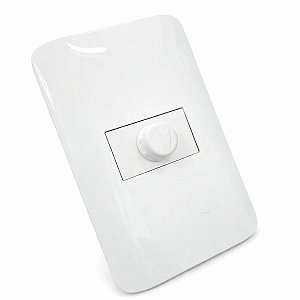 Conjunto 4x2 com 1 Variador Dimmer Rotativo Bivolt