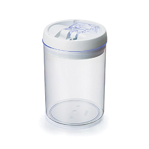 Pote Hermético Crystal Redondo em Acrílico Médio 1,5L