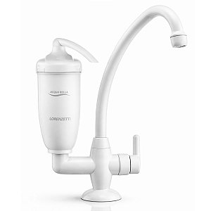 Torneira para Cozinha de Mesa com Purificador de Água Acqua Bella Branca Lorenzetti