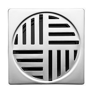 Grelha de Inox para Ralo Loren Protect Quadrada 100mm Lorenzetti