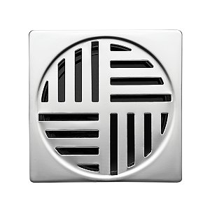 Grelha de Inox para Ralo Loren Protect Quadrada 100mm Lorenzetti