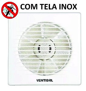 Exaustor Axial para Banheiro EXB Premium 100mm Bivolt Ventisol