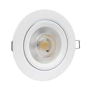 Spot Led Direcional Redondo 9W Branco Frio 6500K Bivolt