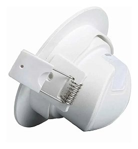 Spot Led Direcional Redondo 3W Branco Quente 3000k Bivolt