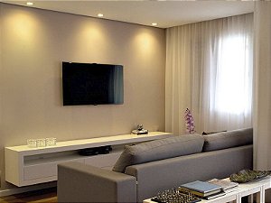 Spot Led Direcional Quadrado 5W Branco Quente 3000k Bivolt