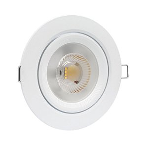 Spot Led Direcional Redondo 5W Branco Frio 6500k Bivolt