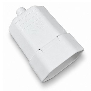 Tomada Fêmea Plugue 2 Pino 10A para Extensão Branco