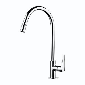 Torneira para Cozinha de Mesa Joy Cromada Lorenzetti 1167 C32