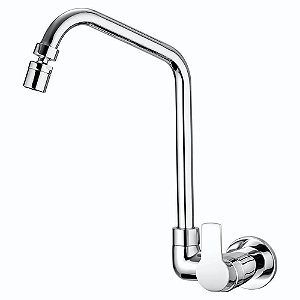 Torneira para Cozinha de Parede Move Cromada Lorenzetti 1168 C57